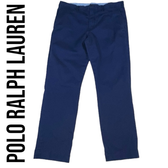 Polo Ralph Lauren Other - POLO Ralph Lauren Chino Stretch Straight Fit Blue - Men’s 36x30 (36x29)